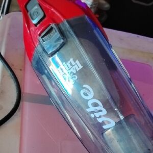 Dirt Devil Red and Gray Handheld Vacuum